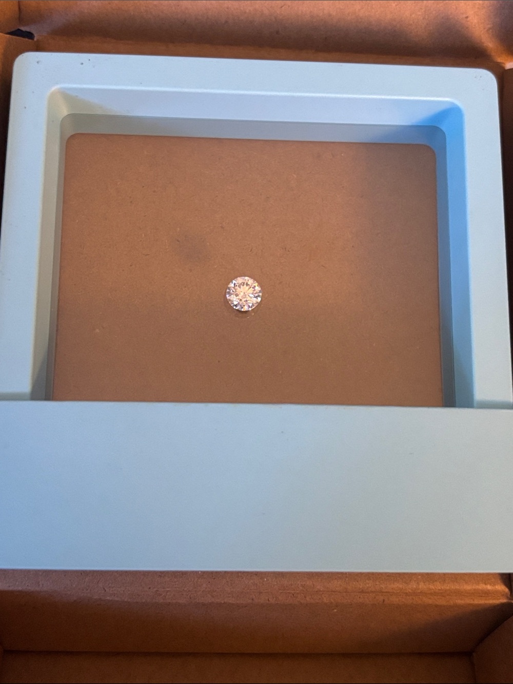 Moissanite Stone Round Brilliant 6.5mm 1.0ct - Color D